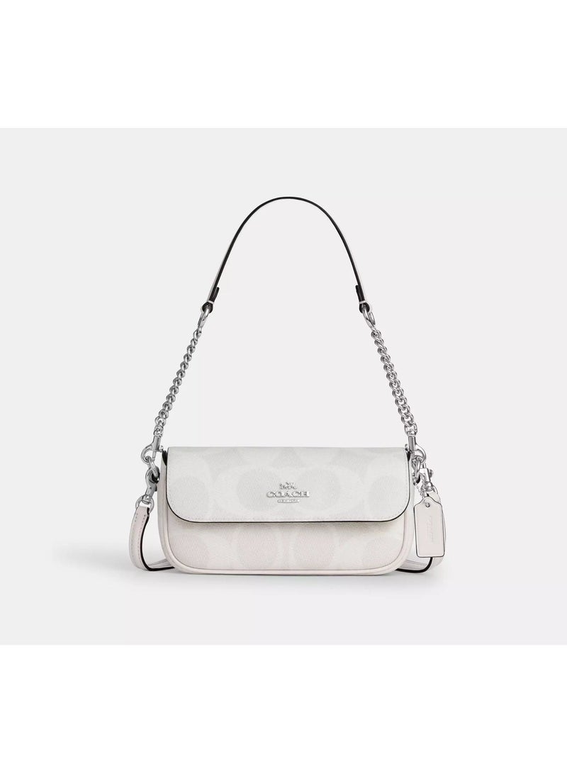 coachoutlet Coach Signature Crossbody Bag - Cream Beige - Silver/Gold Hardware - Elegant Design - Image 2